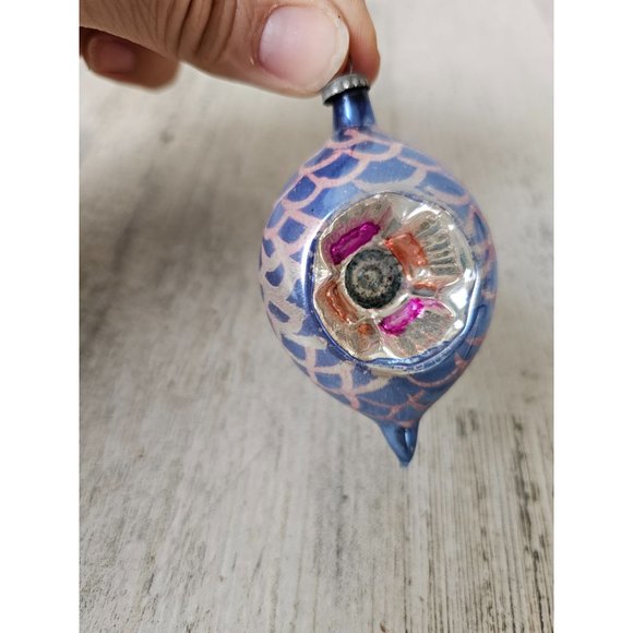 Unique vintage reflector ball mini ornament mermaid Xmas tree - Picture 2 of 10